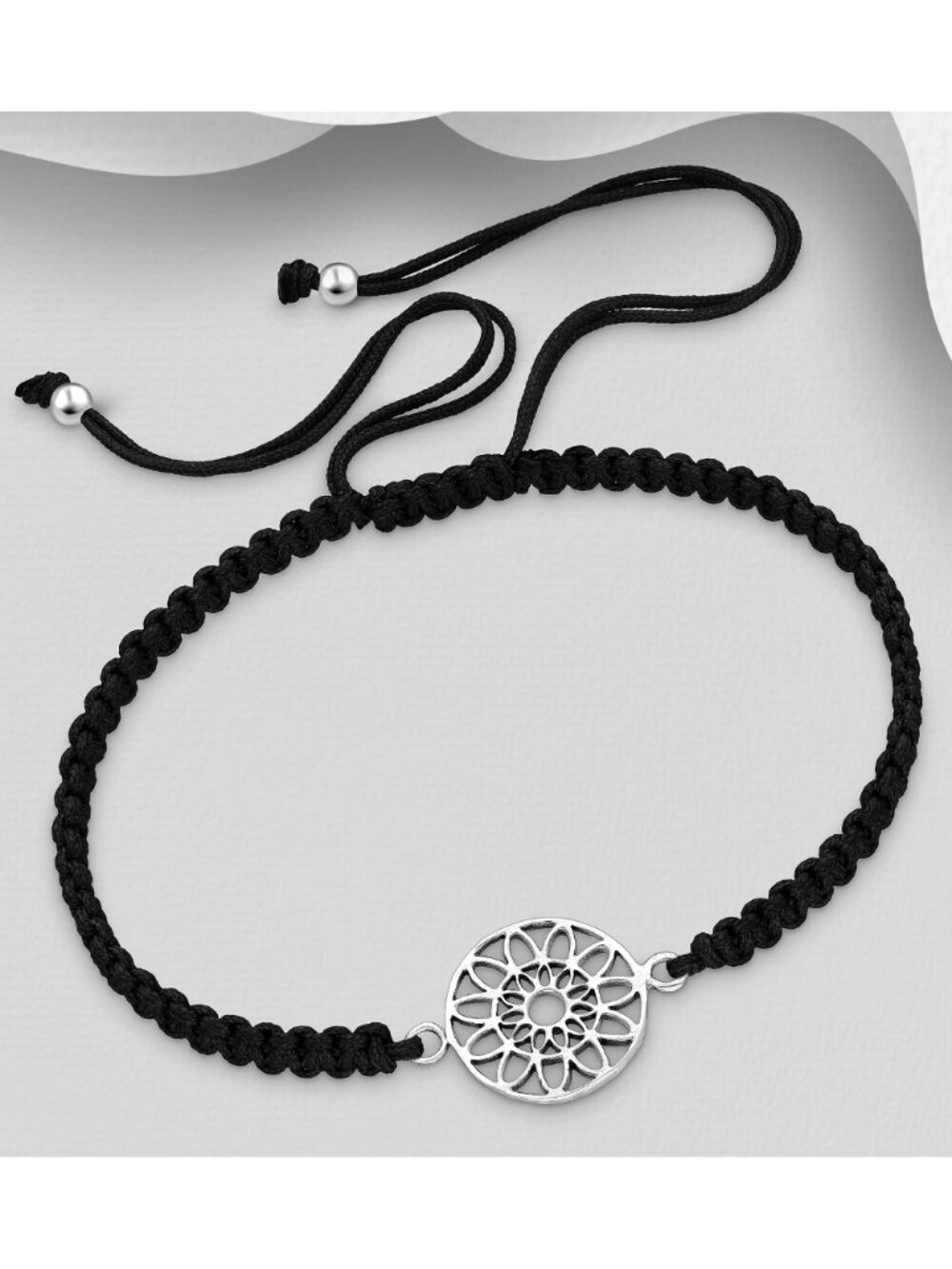 925 Sterling Silver Adjustable Thread Bracelet